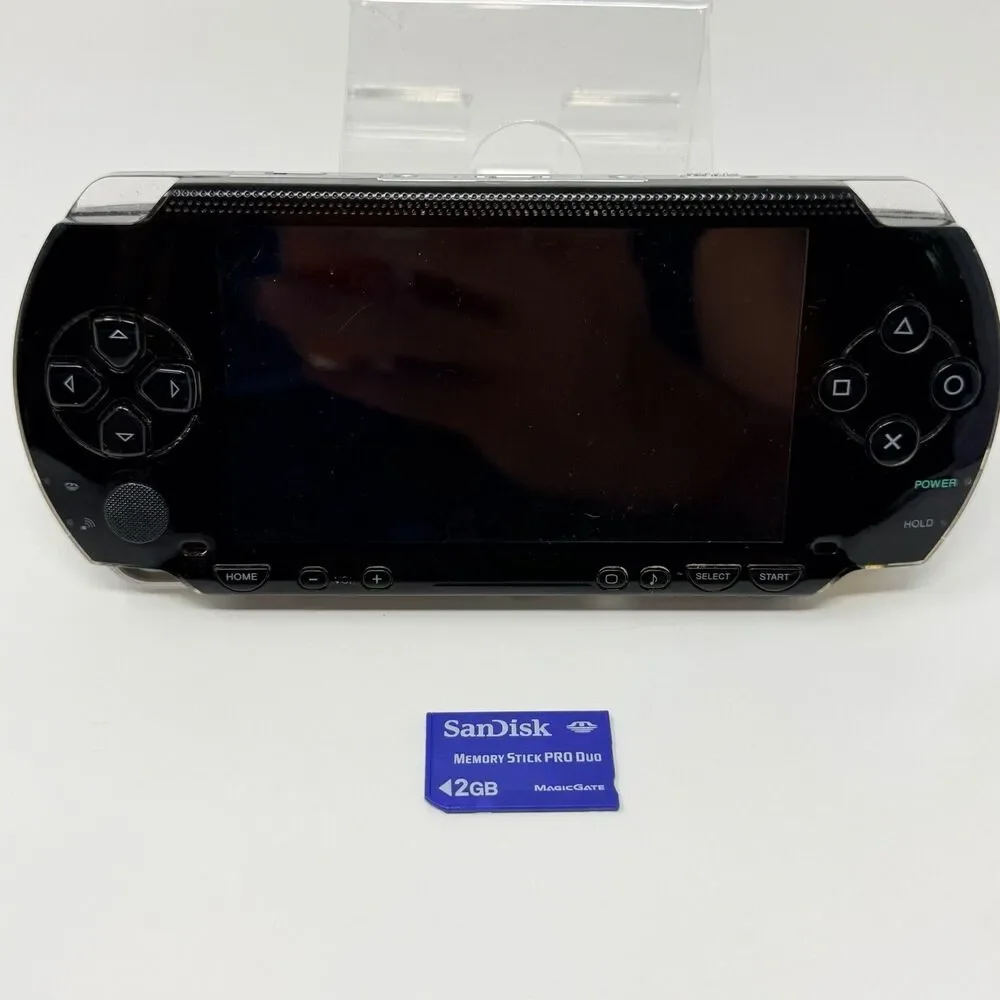 Sony PSP-1001 Black Handheld Console Tested 2GB Memory Card No Charger
